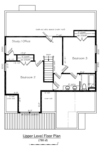 Modern Farmhouse Simple 2,180sf (3B/2.5b)