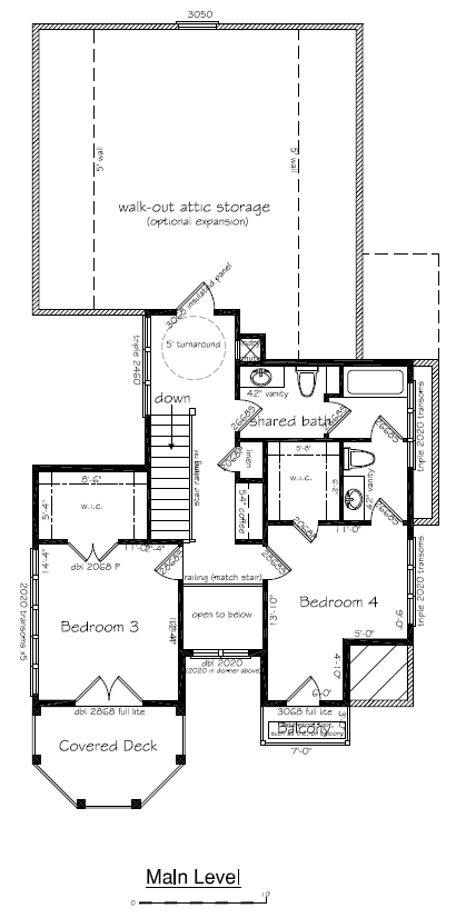 Victorian Cottage 1,708sf (4B/4b)